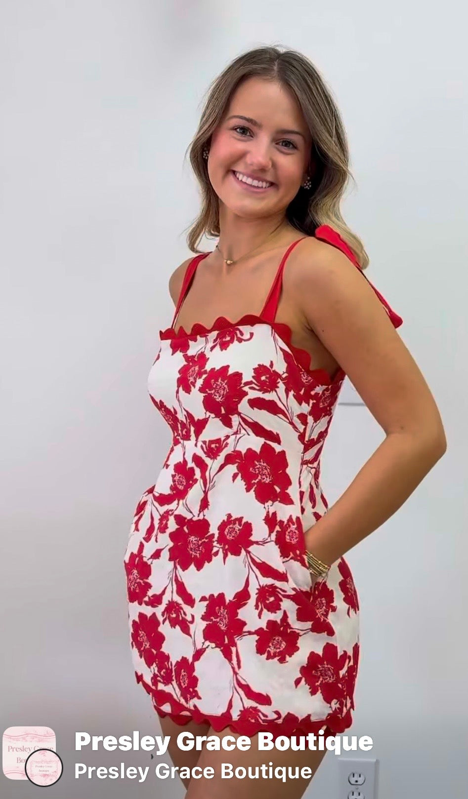 Red Hot Summer Romper ❤️🤍