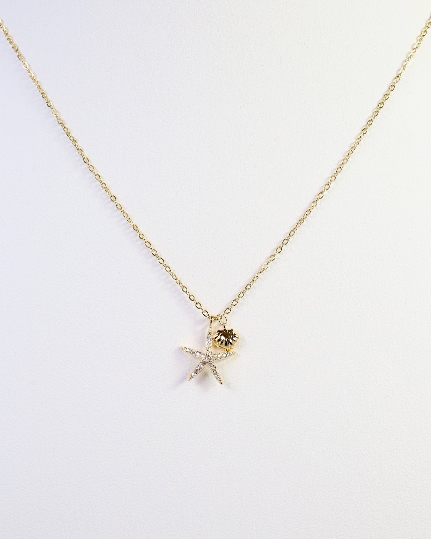 Socorro Starfish Necklace WR Gold: Default
