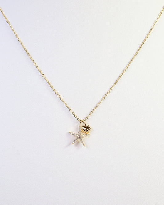 Socorro Starfish Necklace WR Gold: Default