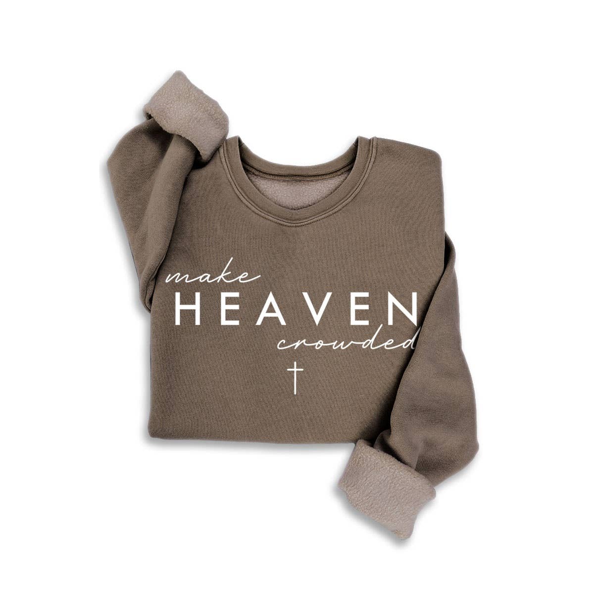 MAKE HEAVEN MINERAL SWEATSHIRTS: MINERAL HEATHER GREY / S-M-L-XL(1-2-2-1)
