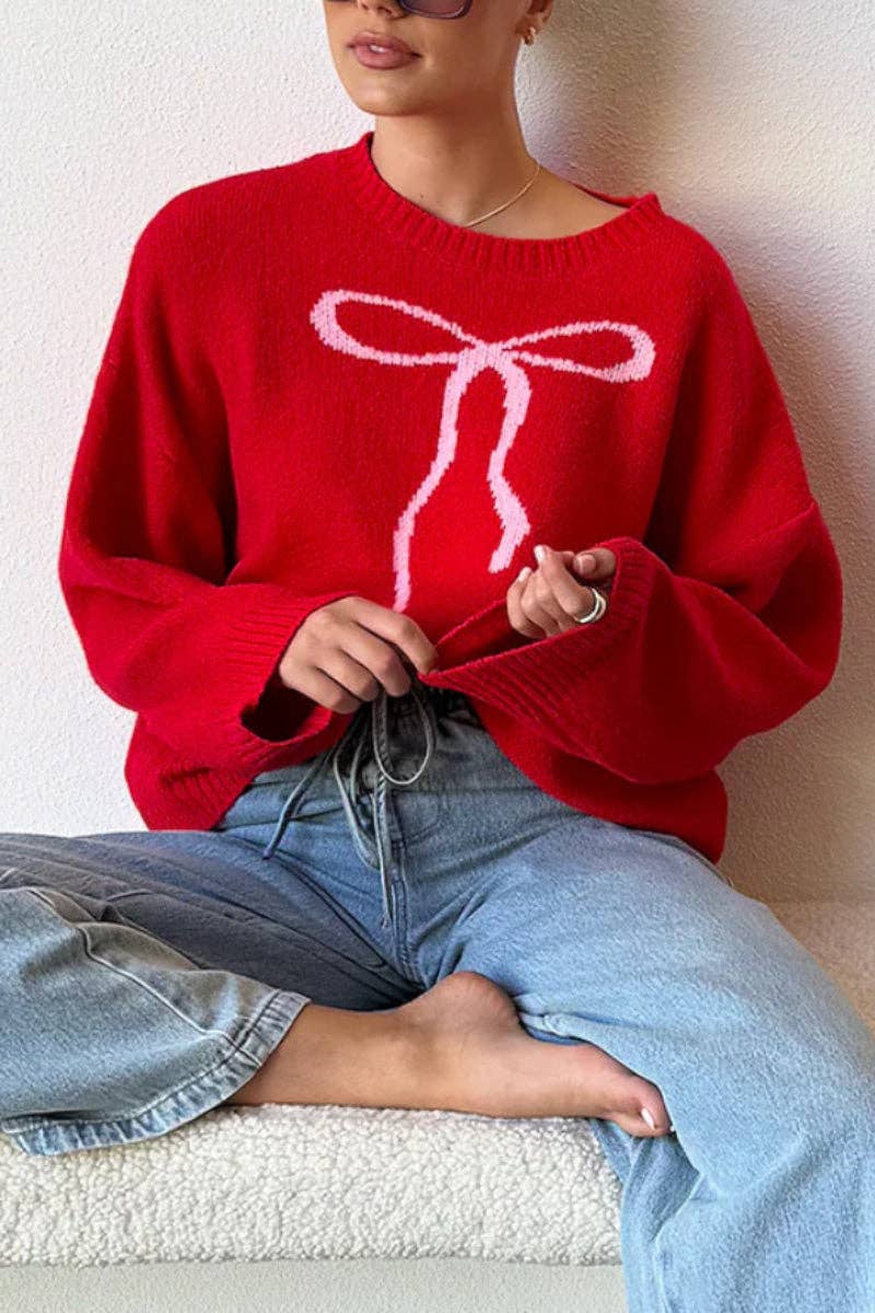 Bow Knit Sweater