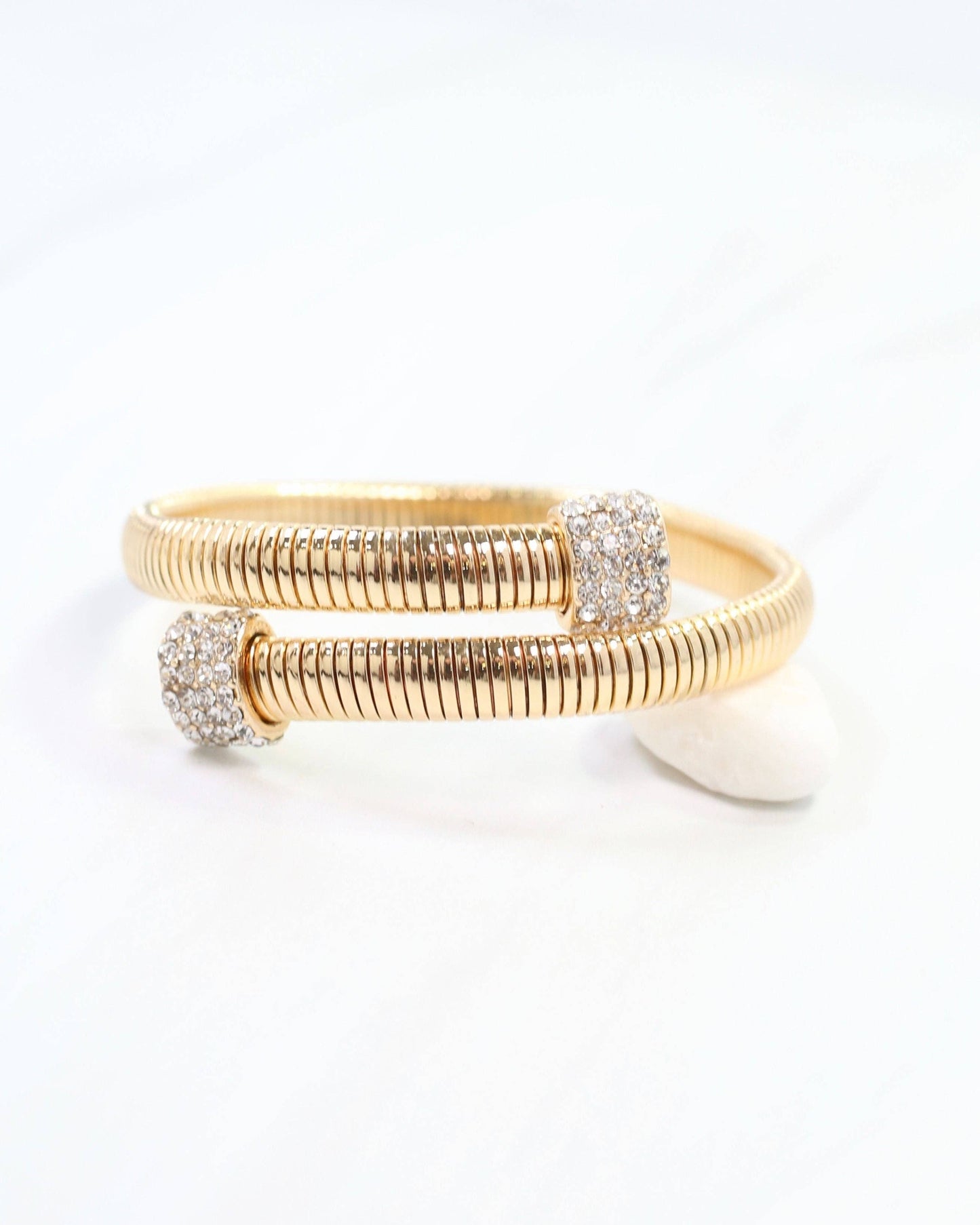 Carter Coil Bracelet Gold: Default