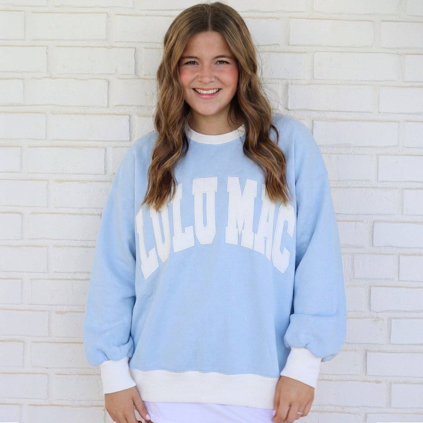 PRE ORDER 8/21.                 LM Color Block Light Blue/White - Stitch