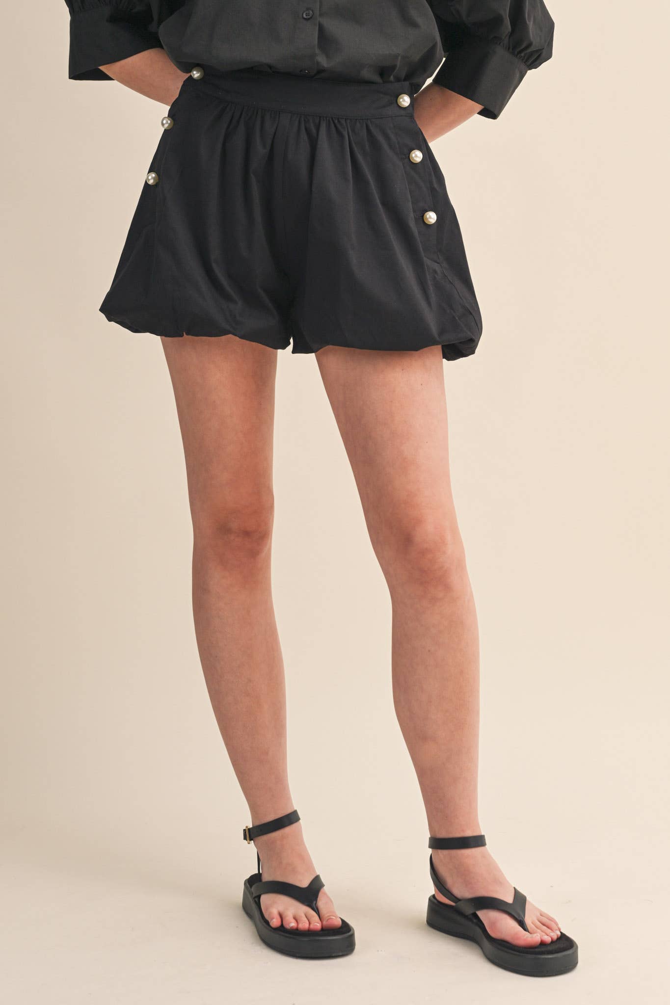 PRE ORDER-Midnight Pearl Bubble Shorts