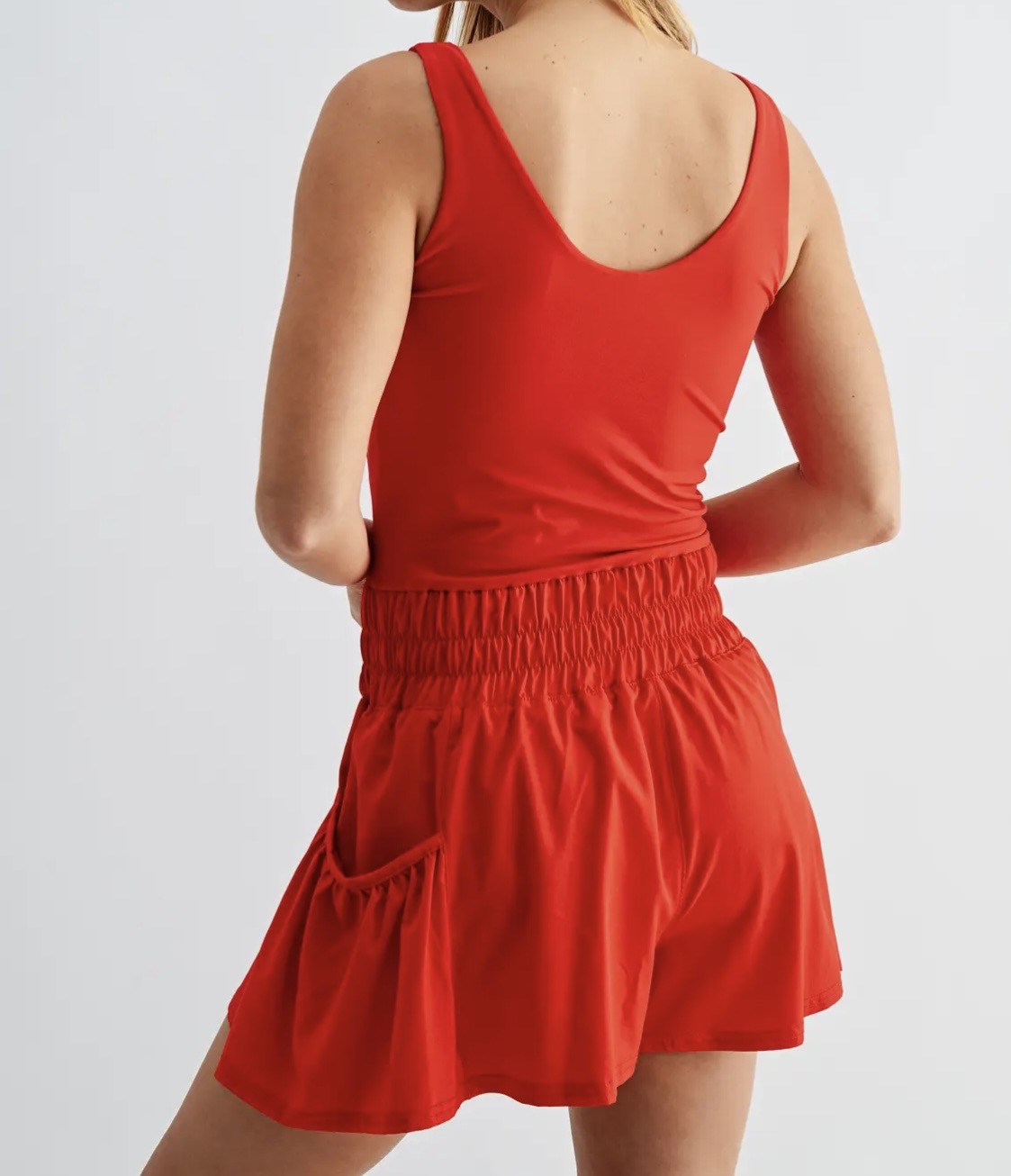 Red Hot Active Romper ❤️