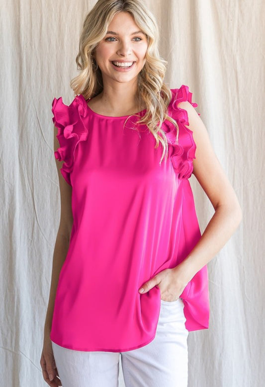 Plus Size Ruffled Top