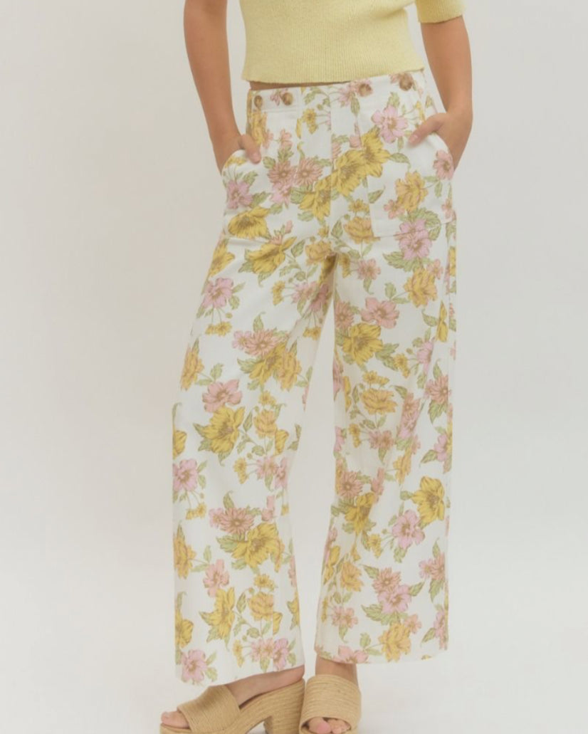 ENTRO Floral Pants