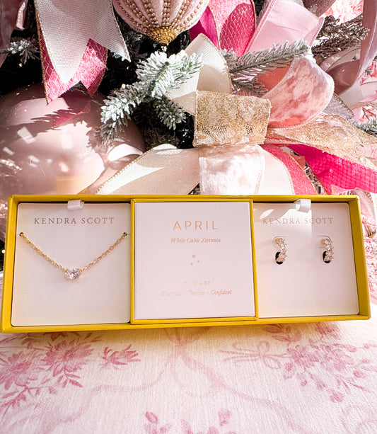 April Birthstone Cailin Gift Set