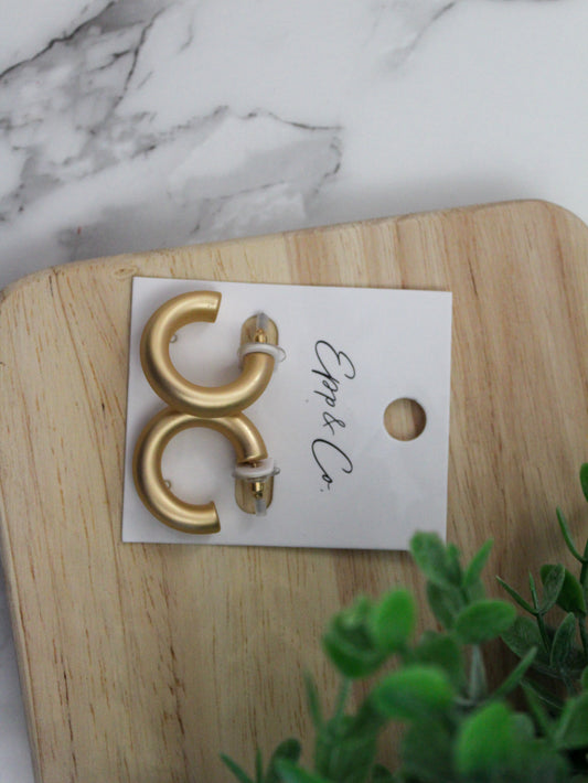 Small Epp & Co Gold Hoops