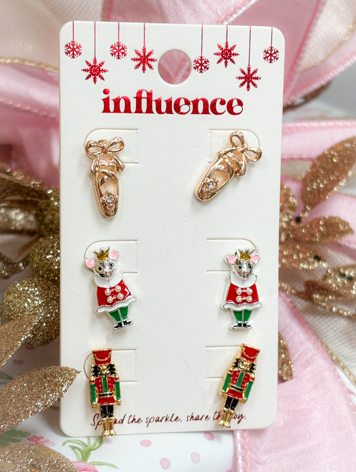 Nutcracker Ballet Earring Set