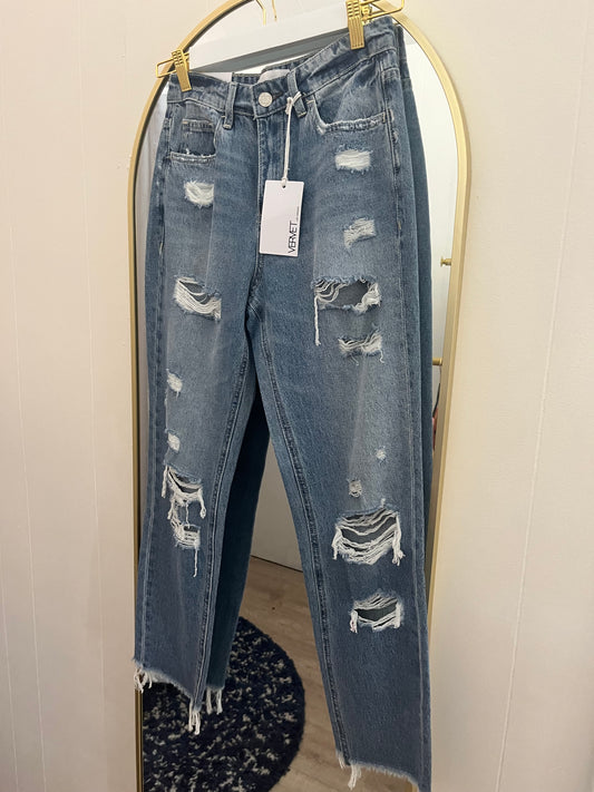 Vervet Mom Blue Jeans