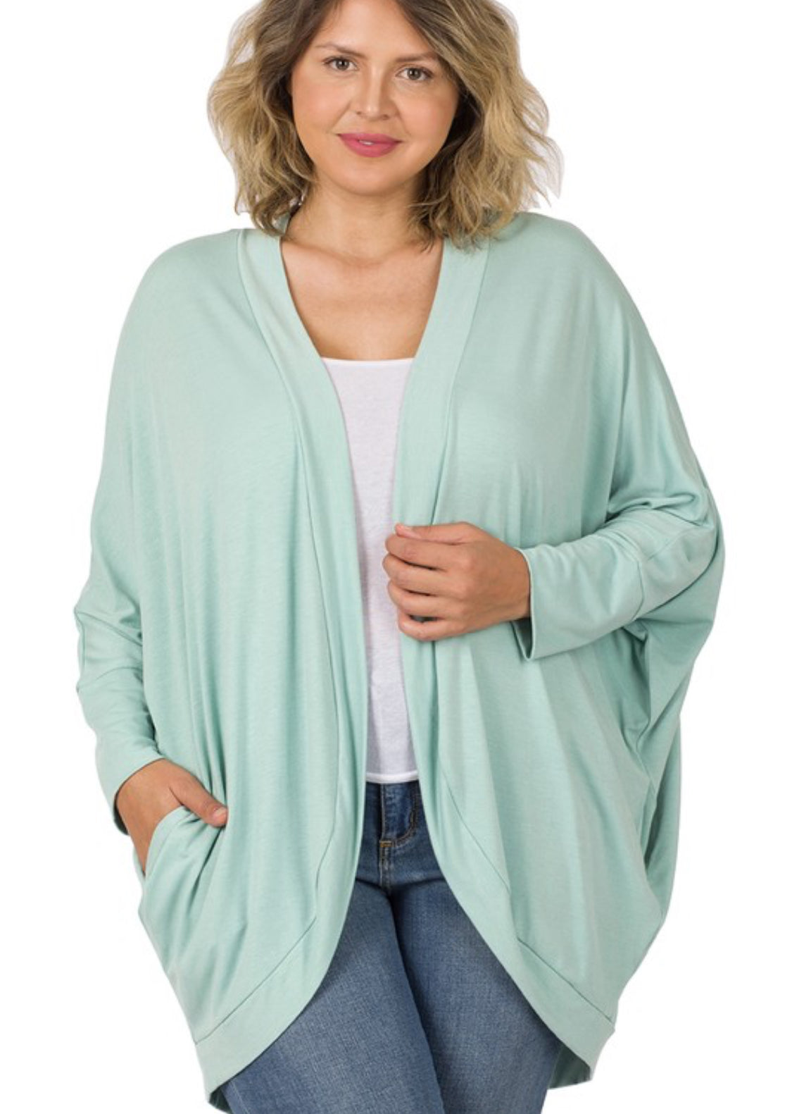 Dusty Green Cardigan