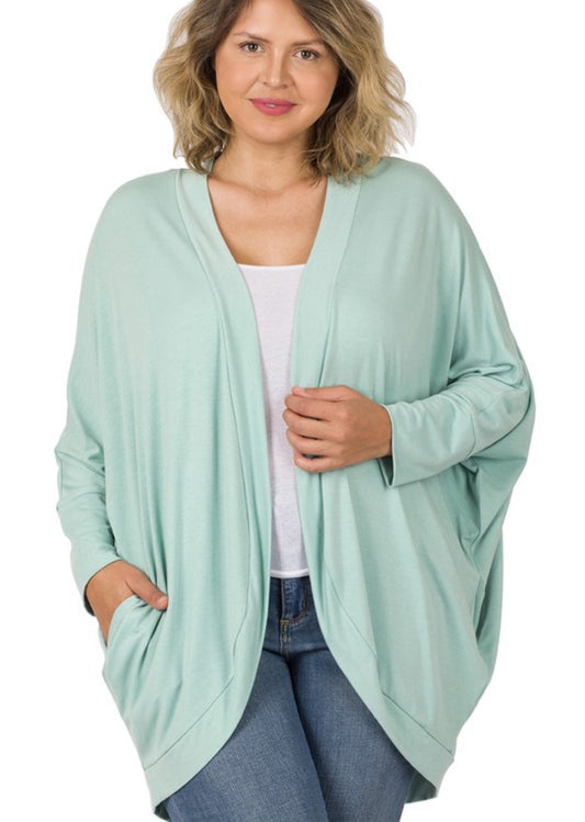 Dusty Green Cardigan