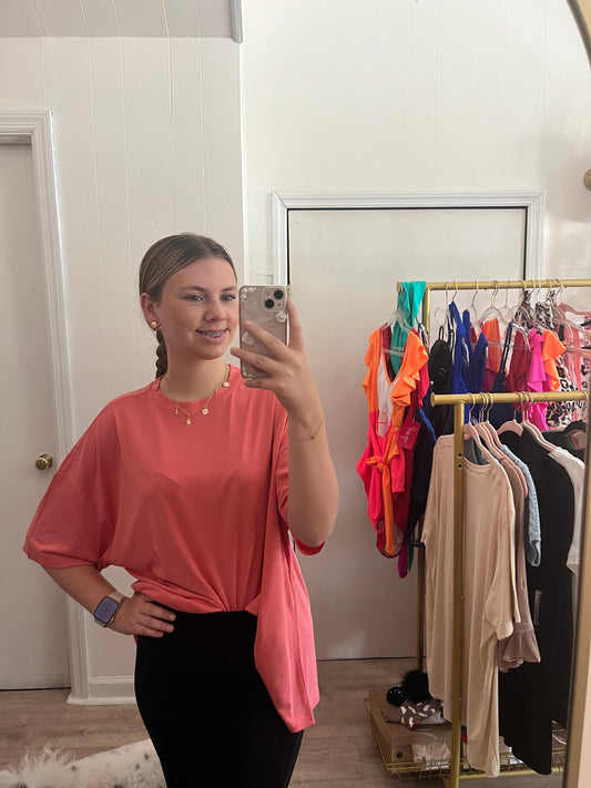 Peach Buttery T-Shirt