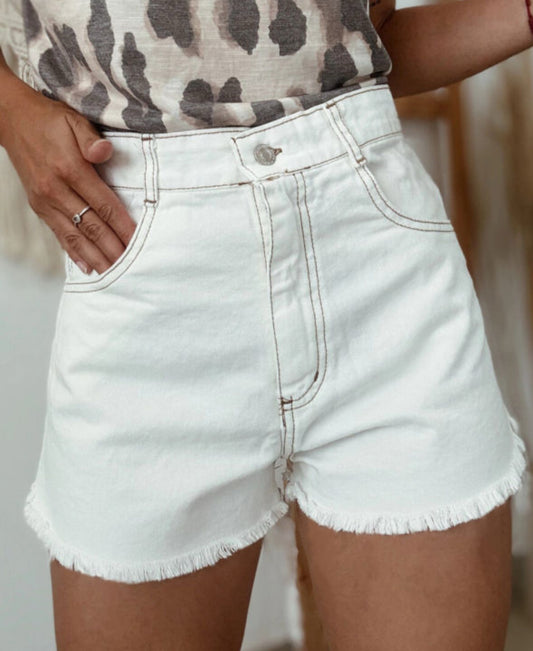 White Shorts