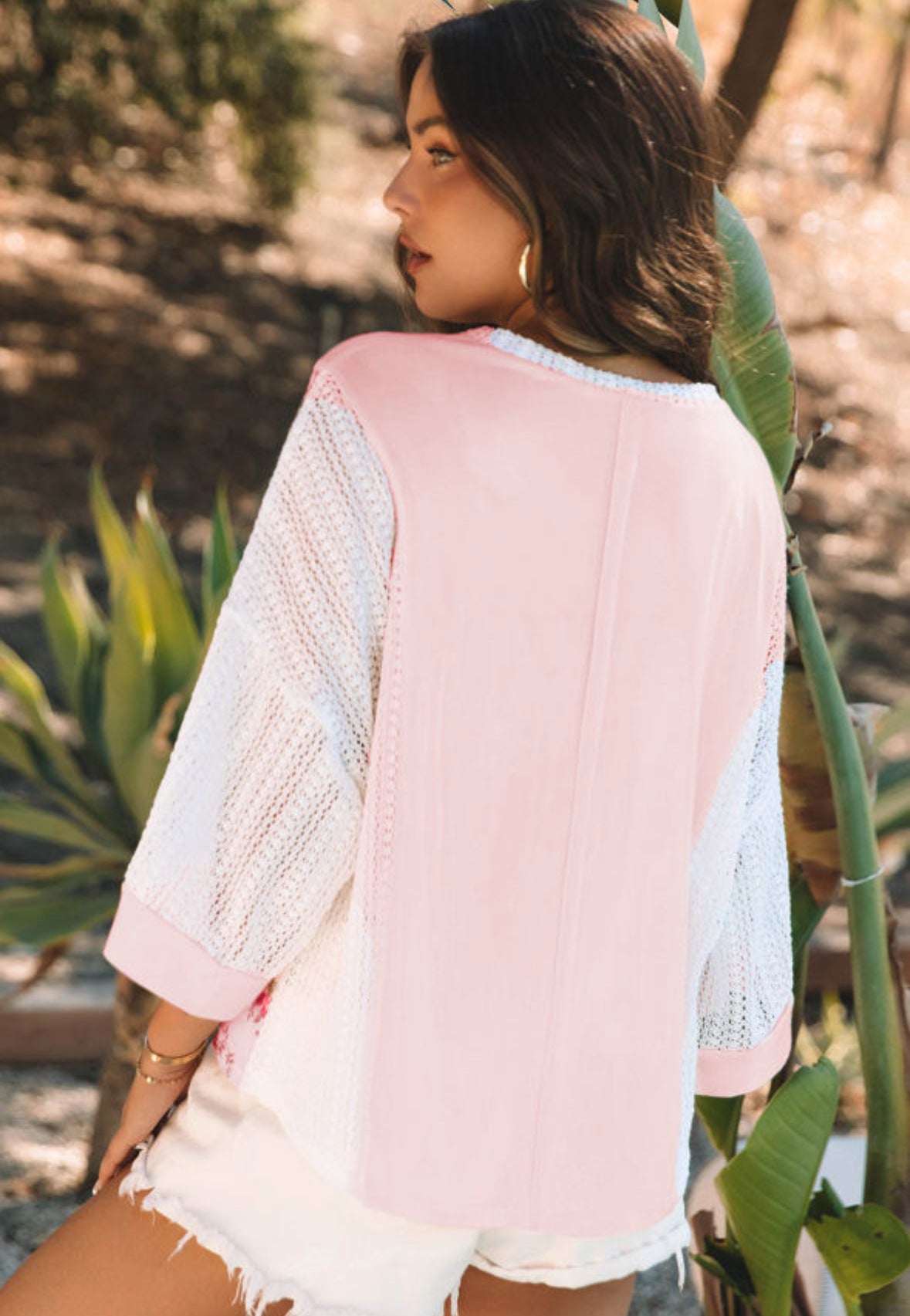 Floral Lace Crochet Top