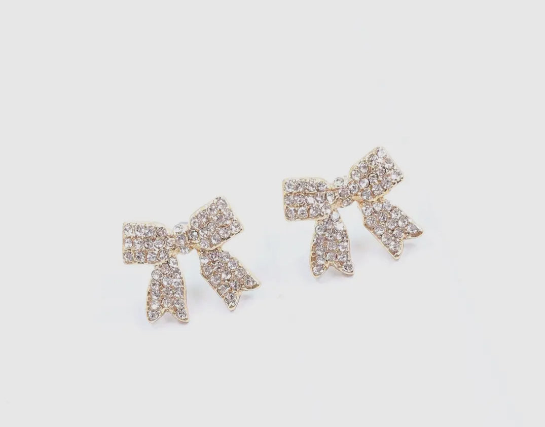 Morrison Cz Bow Earrings