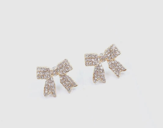 Morrison Cz Bow Earrings