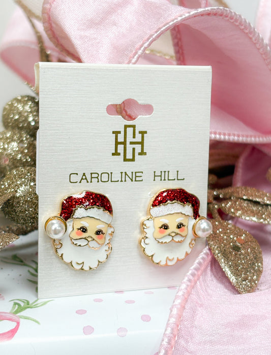 I Believe Santa Red Studs