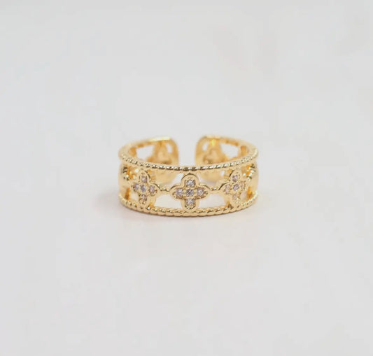 Aya Cross Ring
