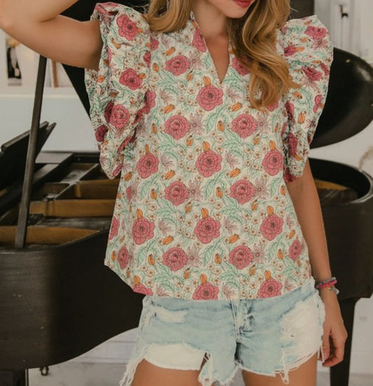 Floral Bibi Blouse