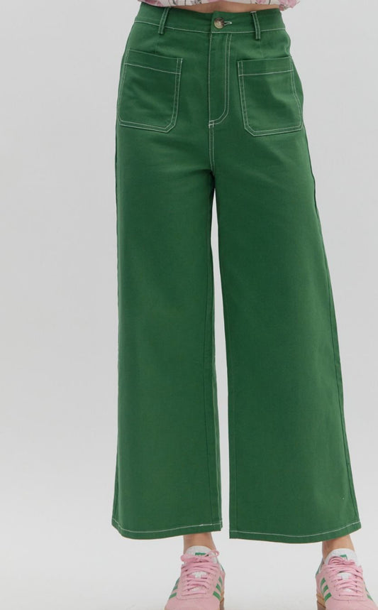 Emerald Green ENTRO Pants
