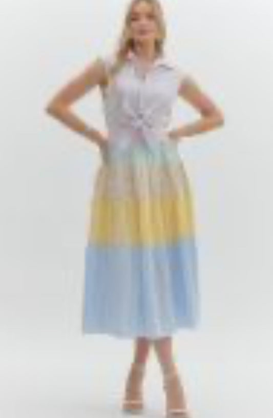 ENTRO Multi Colored Dress