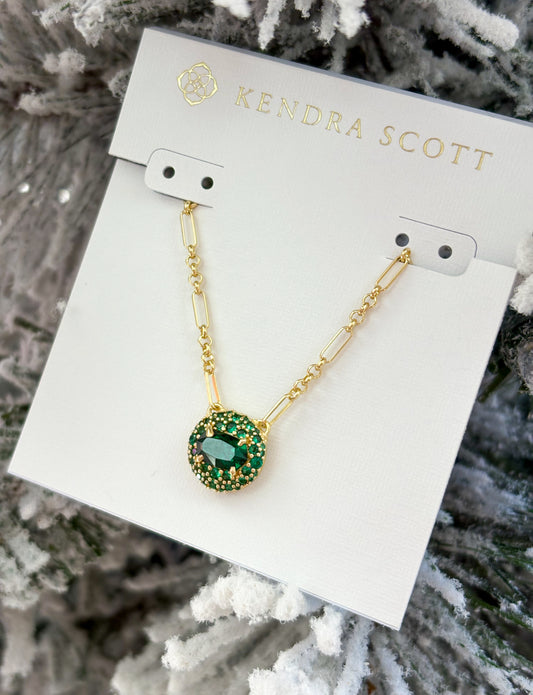 Bella Green Kendra Scott Necklace