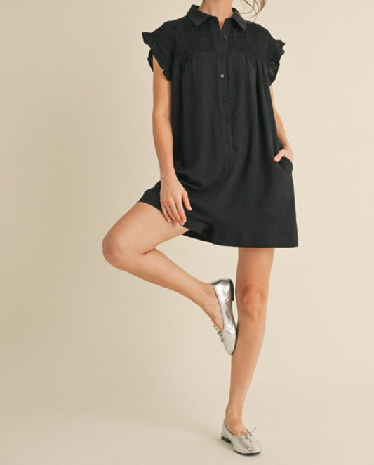 Jodifl Black Romper