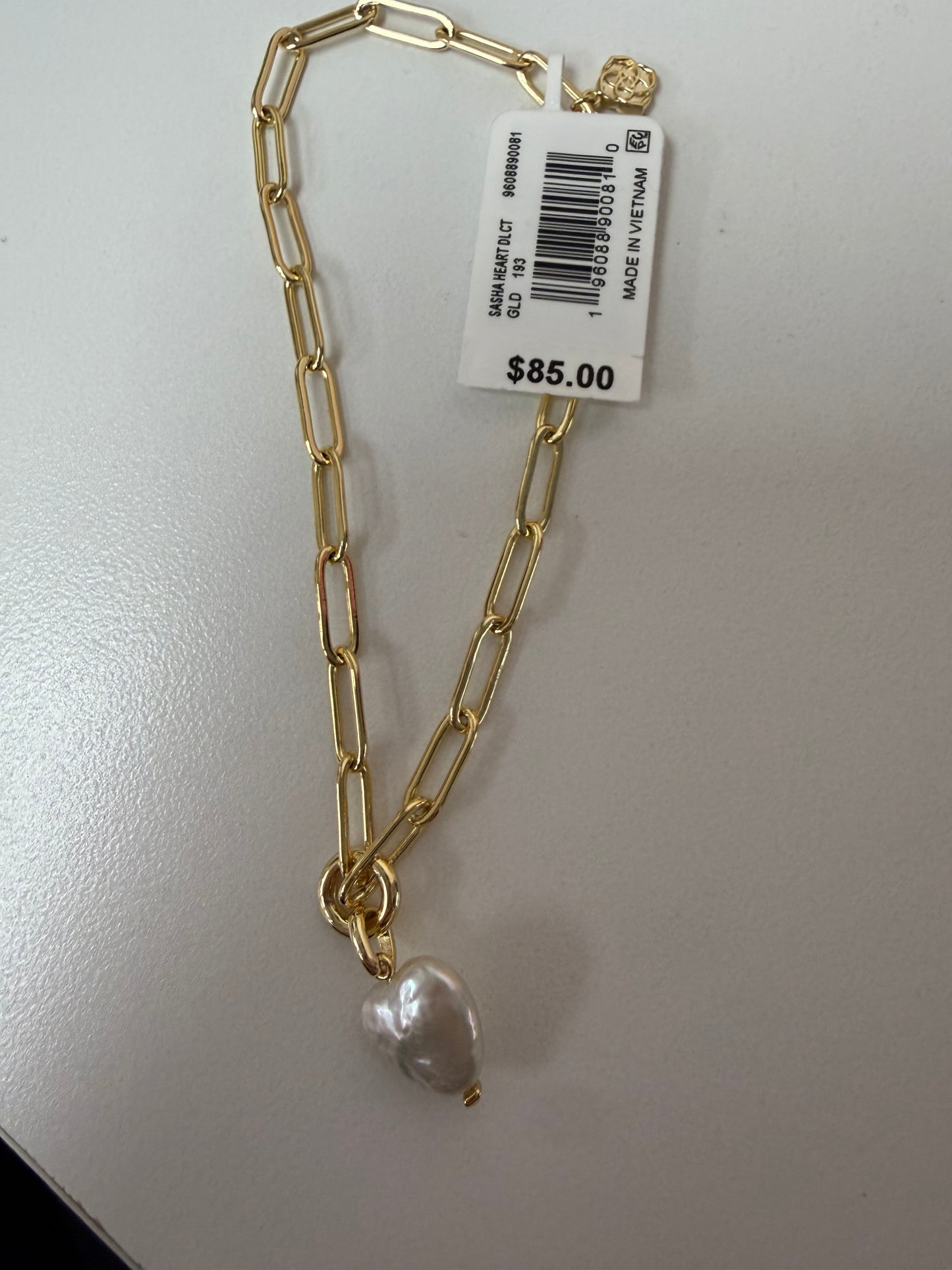 SASHA HEART DLCT GLD 193 KS