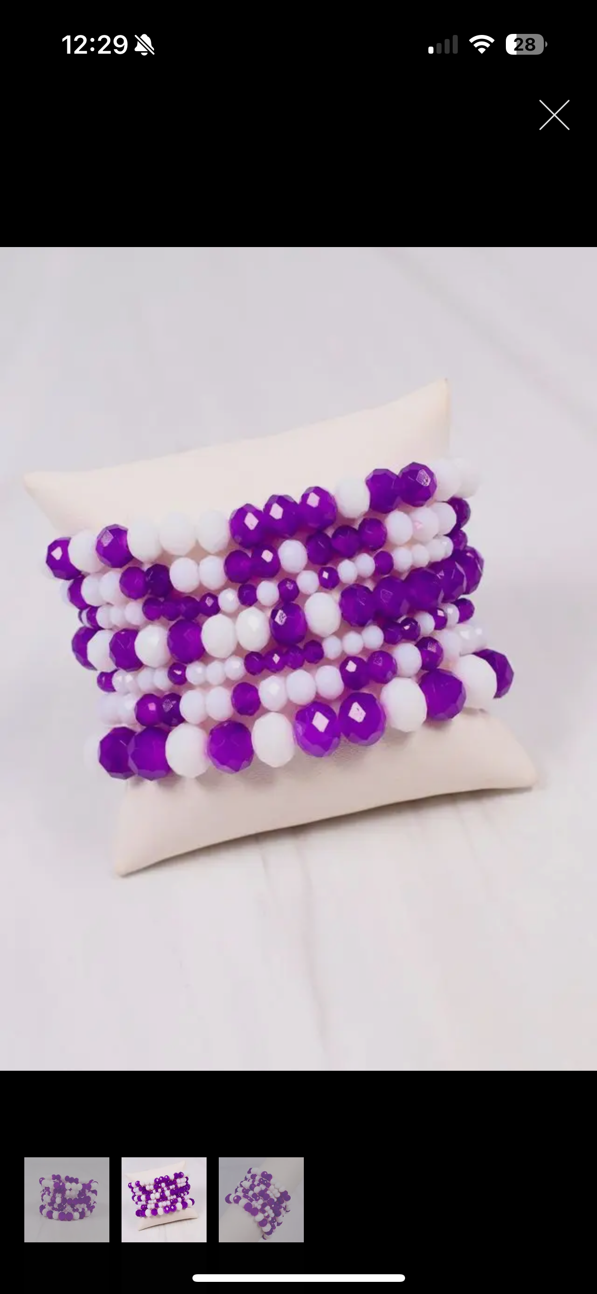 Caroline Hill Purple Bracelet Stack