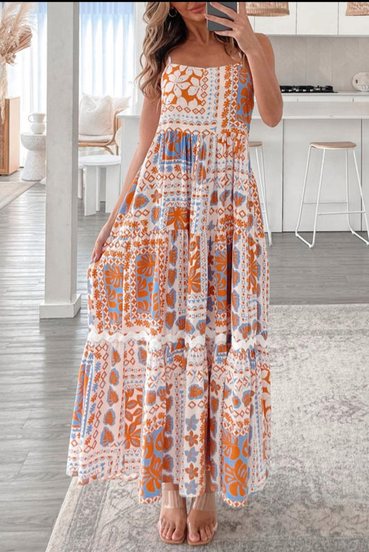 Beachy Print Dress