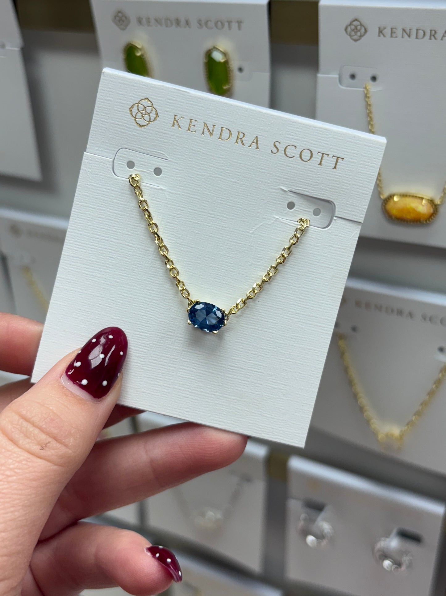 Cailin Blue Violet Necklace