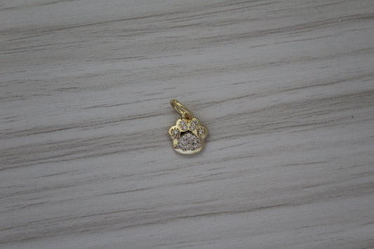 Gold Paw Print