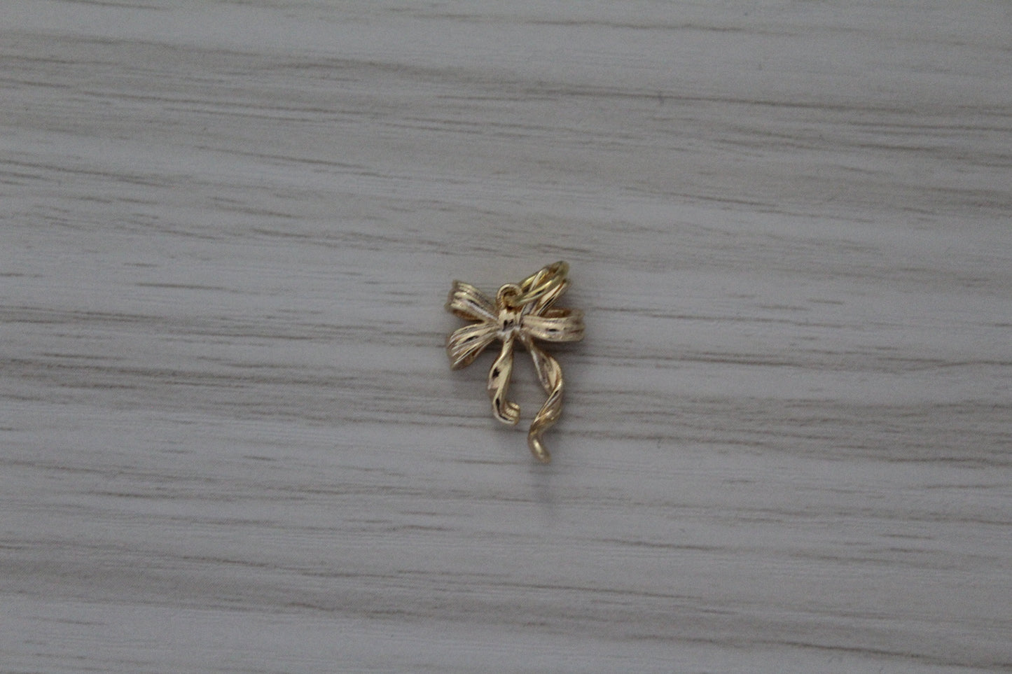 Gold Bow Charm