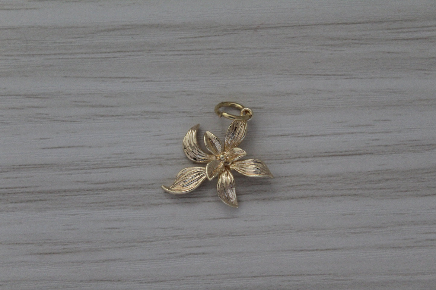 Gold Flower Charm