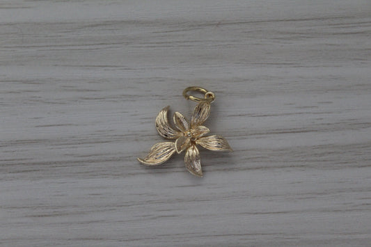 Gold Flower Charm