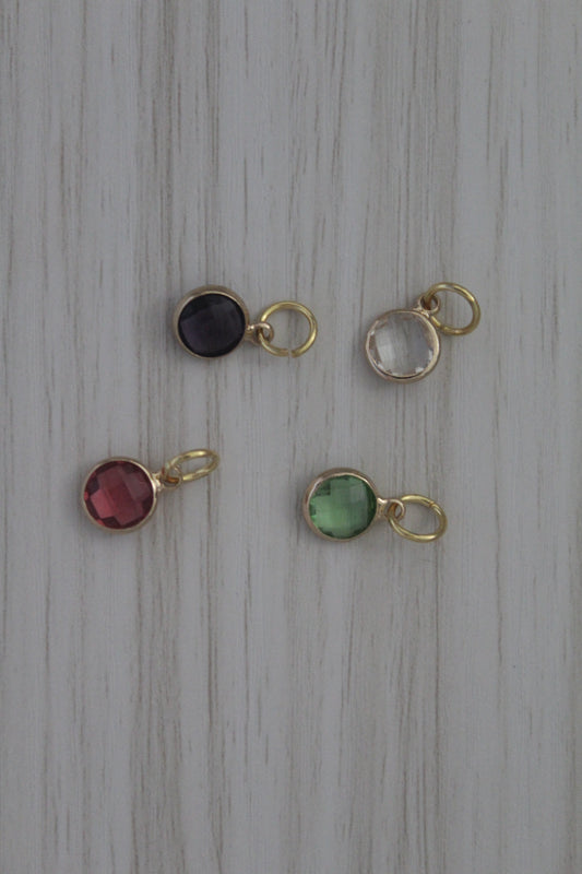 Gold Colored Circle Charms