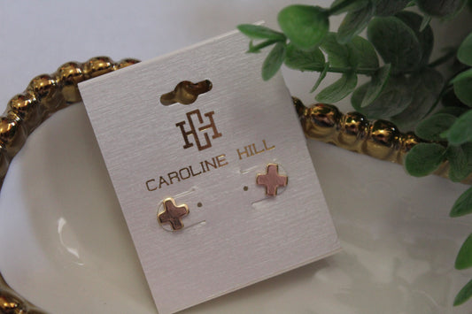 Caroline Hill Cross Earrings
