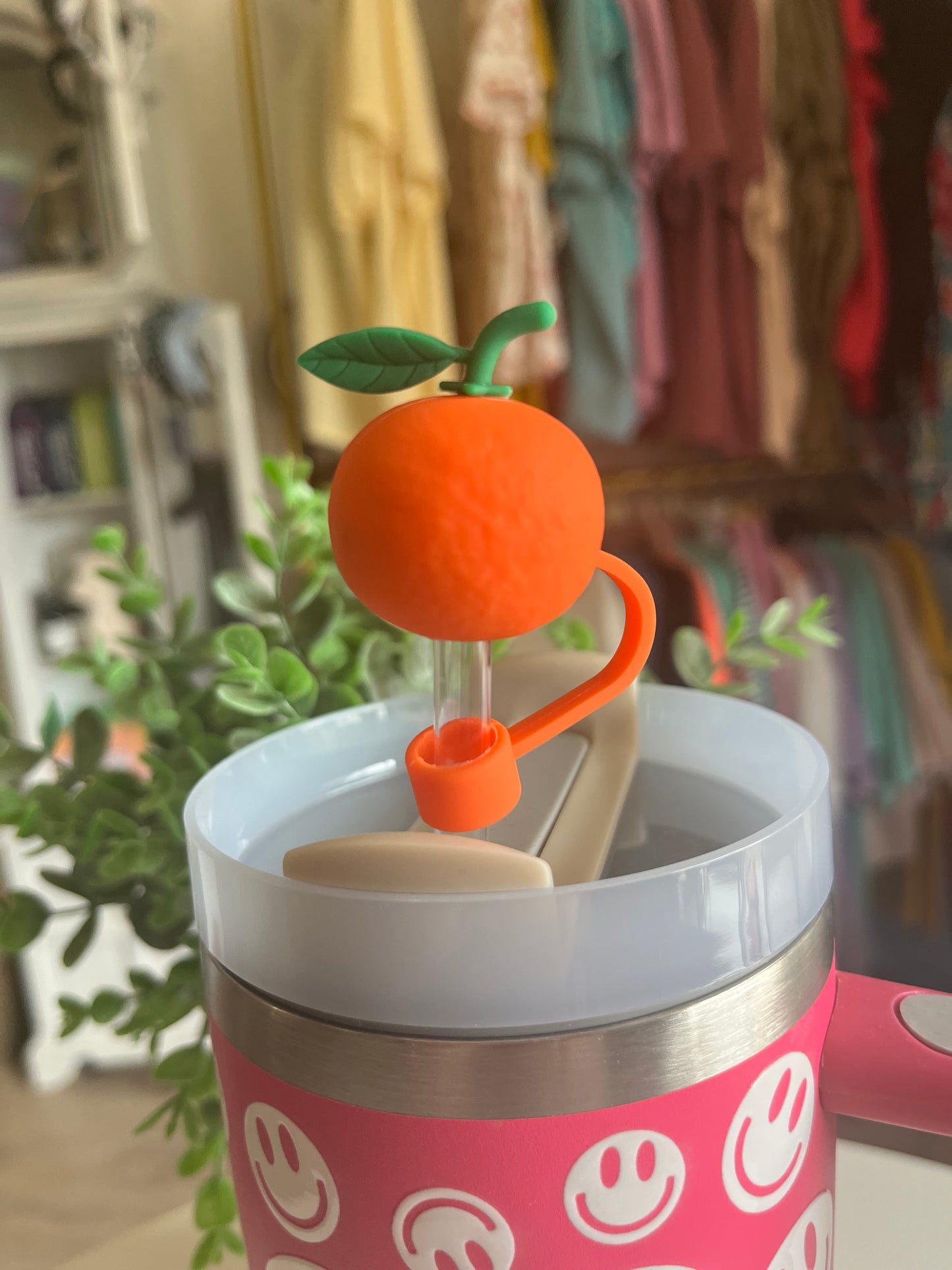 Orange Straw Topper