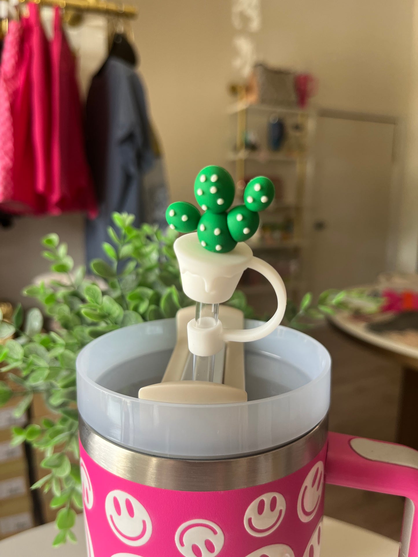 Cactus Straw Toppers