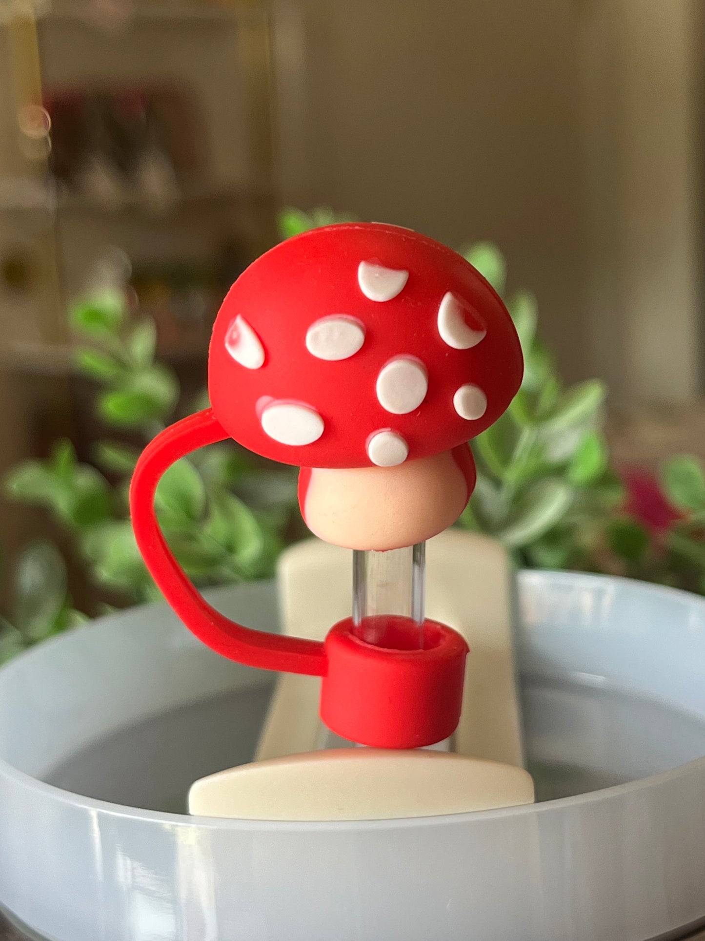 Mushroom Straw Toppers