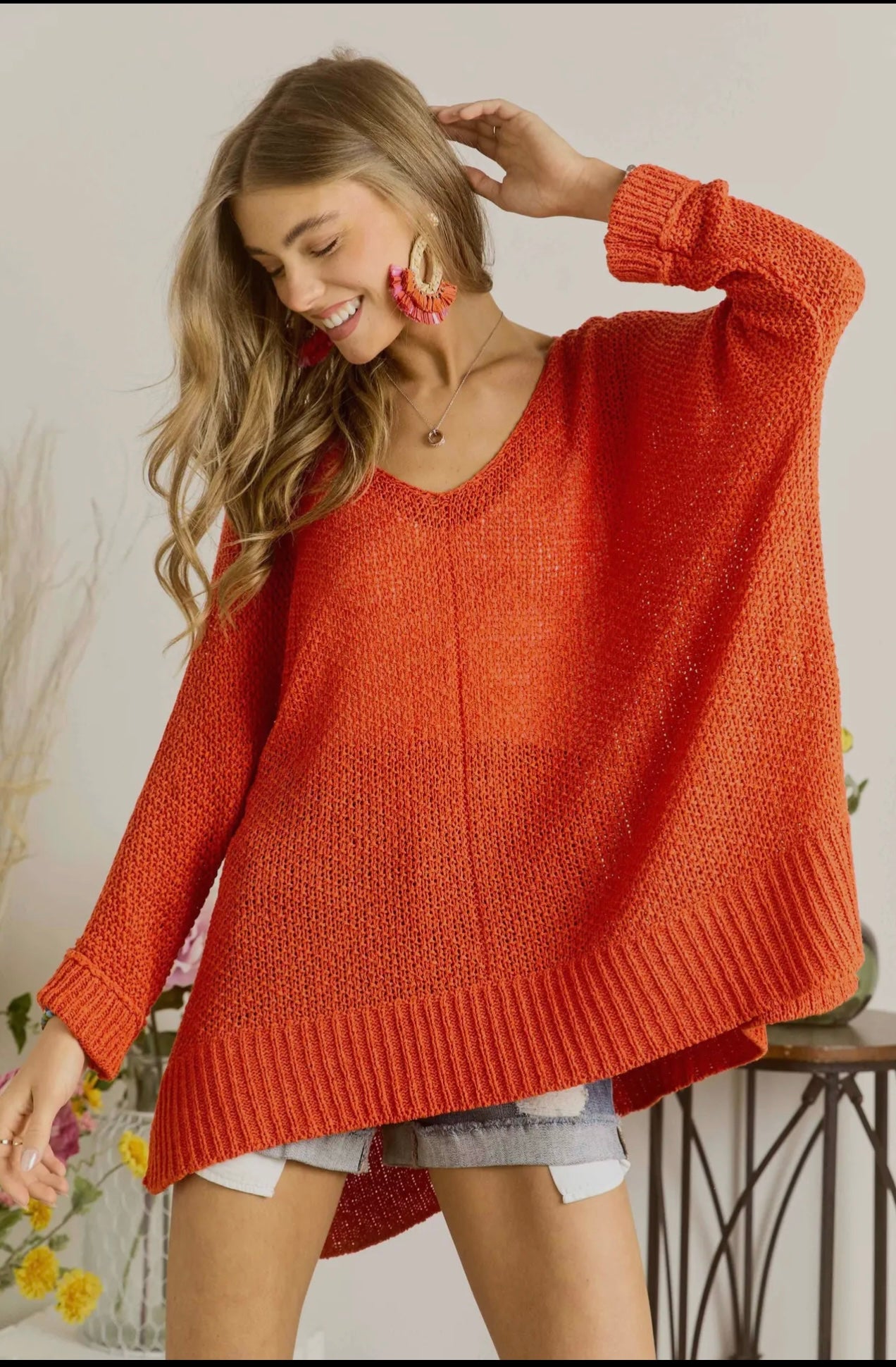 Loose fit sweater