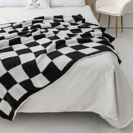 Checkered Pattern Throw