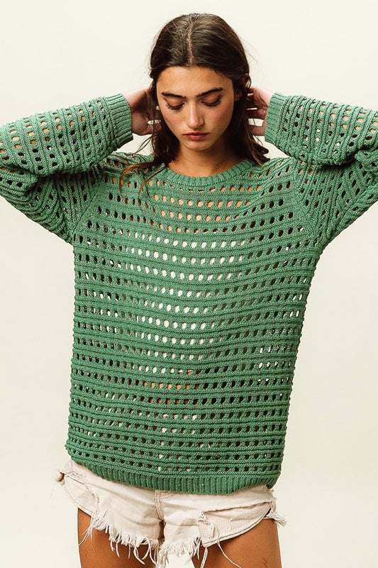Open Knit Sweater