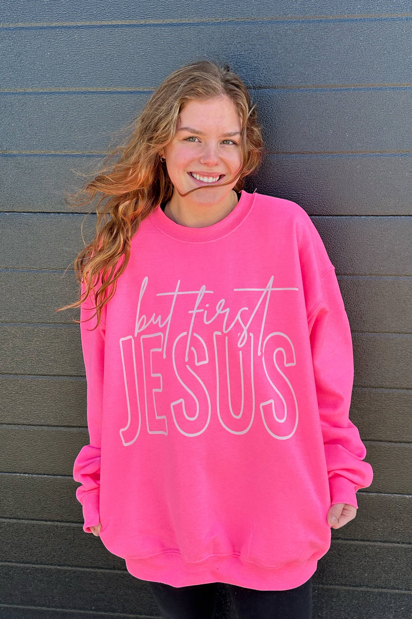 But First Jesus Crewneck