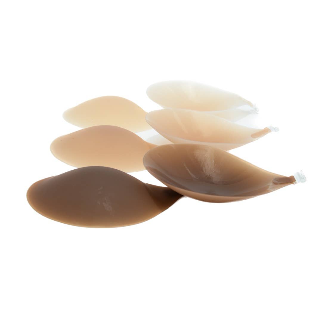 Silicone Stick On Bra: Light Tint / D