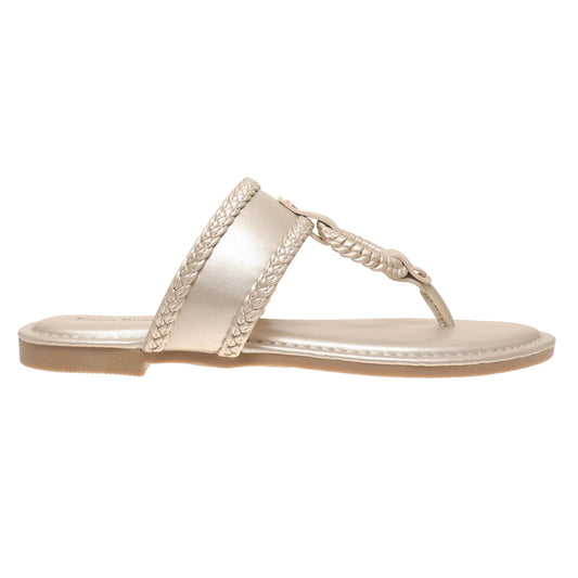 Pierre Dumas Storm-7 21508: 207 Gold  Sandals