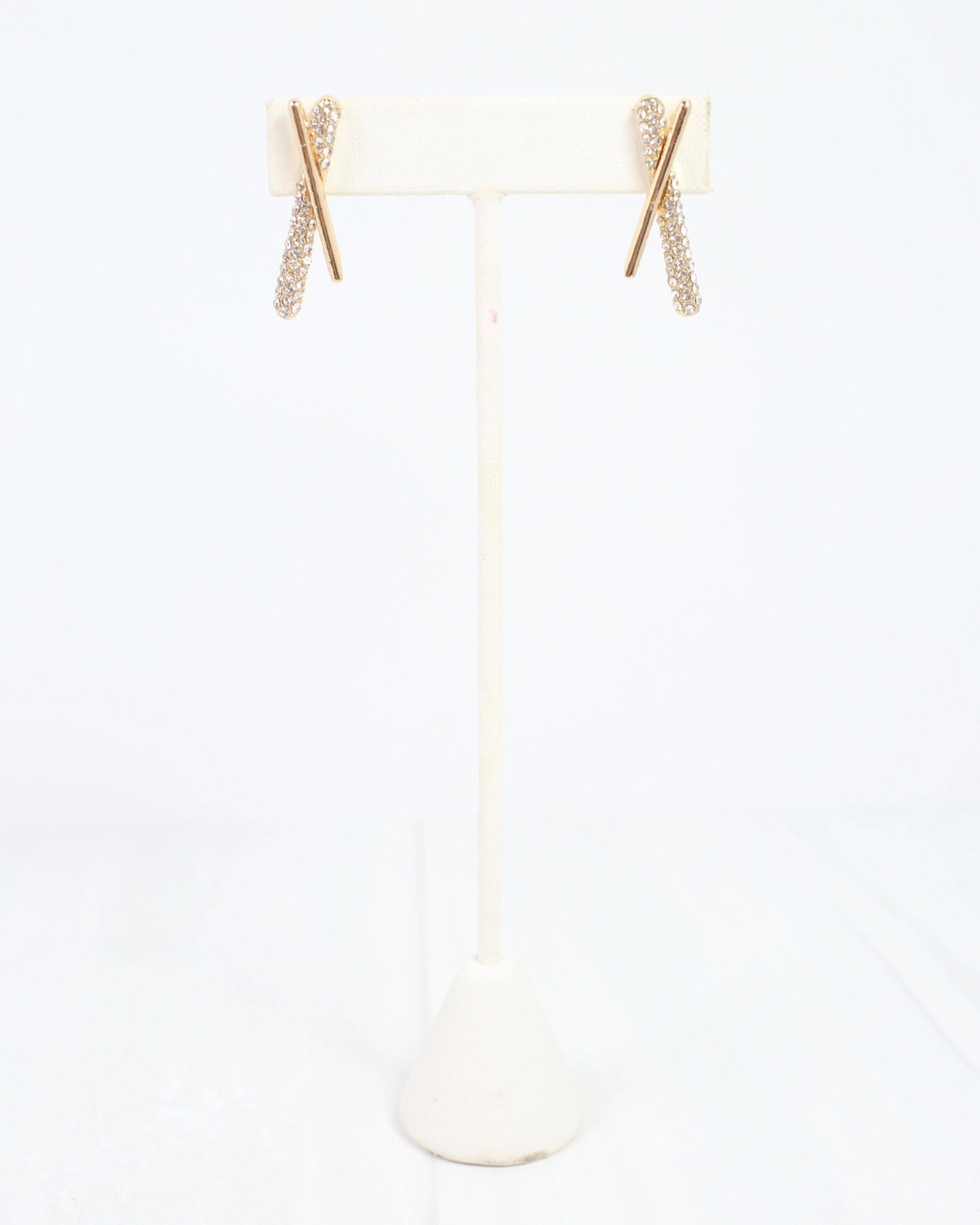 Cross Cross Earring Gold: Default