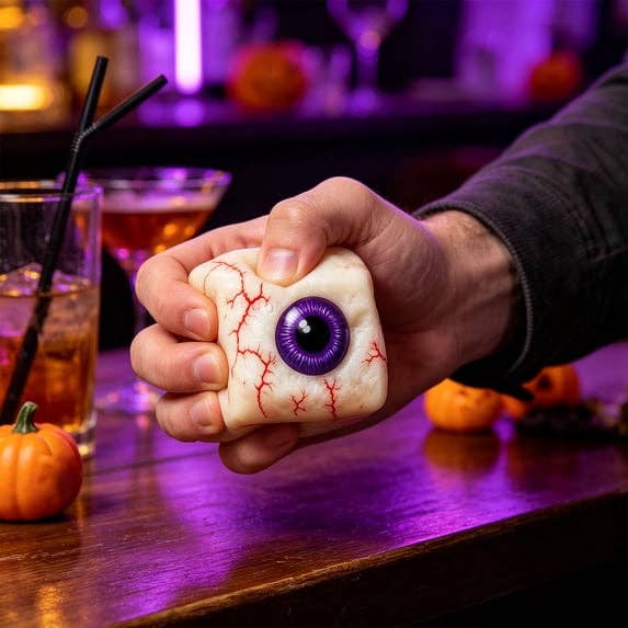 Halloween Horror Cube Slow Rising Stress Relief Squeeze Toy: Eyes